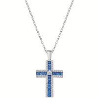 Collana Amen Donna Croci in Argento Zircone CLCRBABBBLZ